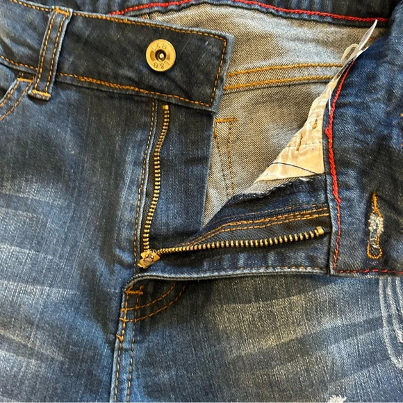 Lucky and Blessed Denim Jeans With Football Patches Size 6 Super Bowl Game Day - Picture 12 of 14